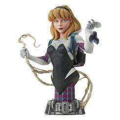 Descubre el lado sorprendente de Spider-Gwen con esta cautivadora figura Marvel Comics Bust 1/7 Ghost Spider. ¡Prepárate para ser cautivado por la gracia y la valentía de esta superheroina!