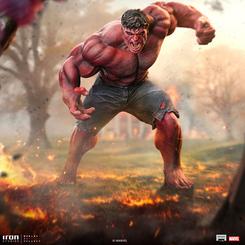 ¡Prepárate para desatar la furia de Red Hulk en tu colección con la Estatua Art Scale 1/10 de Red Hulk de Marvel! Esta impresionante estatua de 23 cm, creada por Iron Studios