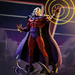 La estatua de Magneto de la serie "Art Scale" a escala 1/10 captura toda la majestuosidad y poder del icónico líder de los X-Men 97. Con una altura aproximada de 23 cm, esta pieza oficial de Marvel 