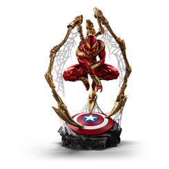 La espectacular figura Spider-Man Iron Armor en escala 1/10 llega como una exclusiva de la CCXP 2024, capturando toda la majestuosidad del emblemático traje blindado del Hombre Araña