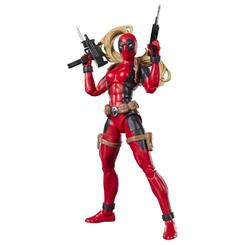 Figura Lady Deadpool Marvel Legends. Hay piezas que no entran en una estantería, sino que toman el control visual del espacio desde el primer vistazo.
