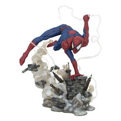 Una obra maestra que captura la esencia de los años 90 en cada detalle. La estatua Marvel Movie Milestones de Spider-Man, con sus característicos movimientos dinámicos y telarañas entrelazadas