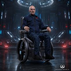 Figura articulada de Professor X basada en Avengers: Doomsday a escala 1/6 y de unos 24,5 cm con sillón. Incluye 30 puntos de articulación, ojos móviles, seis manos intercambiables y varios accesorios.