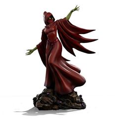 Una figura que impone silencio en la vitrina: la Masters of the Universe Art Scale Statue 1/10 Shadow Weaver de Iron Studios concentra toda la energía oscura de Eternia en una escultura elegante y amenazante