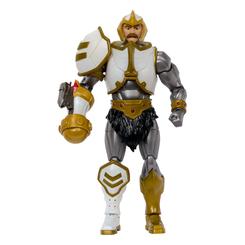 Enriquece tu colección con la figura de Man O' War Duncan de la serie Masters of the Universe: New Eternia Masterverse. Esta figura articulada de aproximadamente 18 cm destaca por sus detalles precisos 