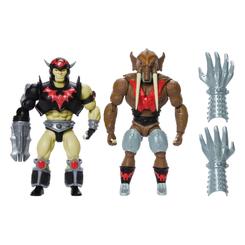 La serie "Masters of the Universe Origins" de Mattel nos sorprende con este impresionante pack de acción Horde Invasion, que incluye dos figuras articuladas y completamente posables.