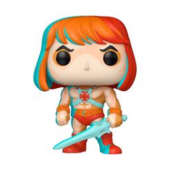 Poder de Grayskull en tus manos con la Figura POP Masters of the Universe He-Man de vinilo Funko, una pieza que brilla por su acabado Comic Deco/Retro Neon y por un modelado que respeta la estética clásica de MOTU. 
