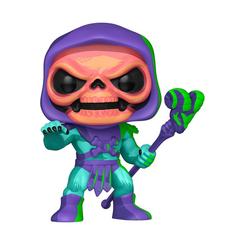 Eternia vibra con el carisma oscuro de Skeletor en esta Figura POP Masters of the Universe de vinilo Funko, un lanzamiento Pop! Television #1776 con acabado Comic Deco/Retro Neon que realza la capucha púrpura