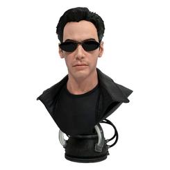 Conmemora el icónico mundo de Matrix con el impresionante busto de Neo de la línea "Legends in 3D". Realizado en poliresina, este busto de 25 cm captura a la perfección los detalles del legendario personaje. 