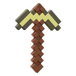 ¡Excava y construye en el mundo real con la Réplica de Pico de Oro de Minecraft! Este accesorio de tamaño real está diseñado para que los fans de Minecraft puedan recrear sus momentos favoritos del juego 