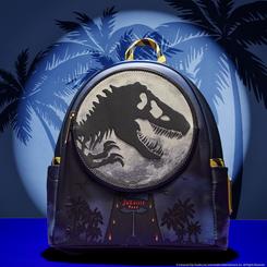 La aventura jurásica revive con esta mochila Loungefly edición 30.º Aniversario, que combina un diseño Dino Moon Glow con detalles en relieve y apliques que resaltan el icono de Jurassic Park
