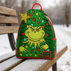 Brilla la Navidad con una pieza de colección que roba miradas: la Mochila Dr. Seuss Holiday El Grinch Loungefly 26 cm combina el encanto travieso del personaje con el acabado premium de la marca para crear un accesorio cómodo