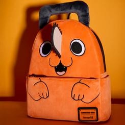 El carisma brutal de Chainsaw Man cobra forma adorable con la mochila Pochita de Loungefly, un diseño que combina la entrañable imagen del simpático demonio motosierra con materiales de primera calidad.