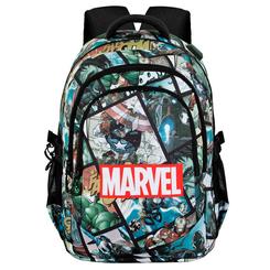 Descubre la fuerza de la organización y el estilo heroico con esta mochila Avengers React de 44 × 34 × 21 cm, diseñada para acompañarte en cada misión urbana. Confeccionada en tejido repelente a líquidos