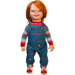 ¡Siente el terror y la emoción con la impresionante Doll Child's Play 2 Ultimate Chucky de 74 cm! Una réplica oficial a escala real que todo coleccionista de Chucky debe tener.