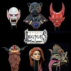 El primer "Paquete de cabeza Mythic Legions" se lanza como parte de la ola "Mythic Legions: All Stars 5+". Dos de las cabezas fueron decididas por los fans durante la votación de All Stars 5