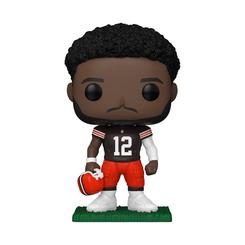Impulso “Dawg Pound” para tu vitrina con el Funko POP! NFL Browns: Shedeur Sanders, una figura de vinilo de alta calidad que luce el uniforme marrón y naranja del equipo, casco detallado