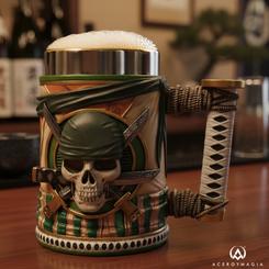 Firme y desafiante como el mismísimo Roronoa, esta One Piece jarra Zoro de 15 cm es una pieza de colección que luce cada detalle con carácter: elaborada en poliresina y pintada a mano bajo licencia oficial