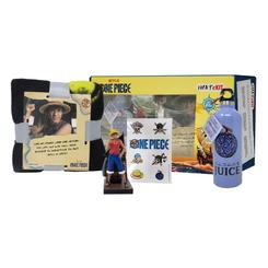 El Pack de Regalo Netflix & Chill de One Piece es la opción perfecta para disfrutar de la serie en total comodidad. Este set con licencia oficial incluye todo lo que necesitas para una maratón épica. 