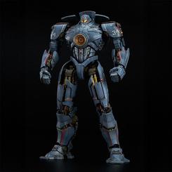 El coloso de metal que desafió a los Kaiju cobra vida en esta impresionante maqueta a escala 1/350 de Gipsy Danger, el legendario Jaeger Mark-3 de Pacific Rim. Con una altura de 23 cm