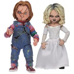 El pack definitivo para los amantes del terror que buscan recrear los momentos más icónicos de Bride of Chucky ya está aquí. Este set incluye figuras articuladas de Chucky y Tiffany