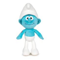 Fuerza azul en formato abrazo, el Peluche Fortachón Los Pitufos la película 32 cm reúne la simpatía del personaje con un tejido extrasuave y un relleno esponjoso que apetece tener siempre cerca; su altura de 32 cm
