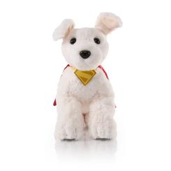 Una ola de nostalgia kryptoniana invade cualquier rincón con este peluche de Krypto – el fiel perro de Superman – de 29 × 13 × 19 cm, confeccionado en suave felpa de poliéster que contrasta con su capa satinada roja 