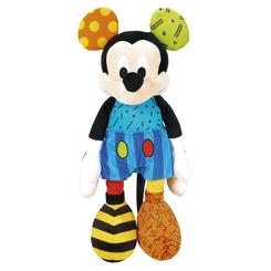 Transforma tu colección con el espectacular peluche grande de Mickey Mouse de Disney BRITTO. Este encantador peluche, con una altura de aproximadamente 56 cm, combina el icónico diseño de Mickey Mouse 