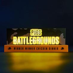 ¡Ilumina tu espacio de juego con la esencia vibrante de Playerunknown's Battlegrounds (PUBG) gracias a la espectacular luz LED del logo oficial! Esta lámpara, con licencia oficial, presenta el emblemático logo de PUBG