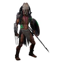 Forjada en el momento más brutal de la película Prey, esta figura Predator 1/6 Feral Predator Battle Damaged transmite la intensidad final de la cacería con un realismo que impacta desde el primer vistazo.