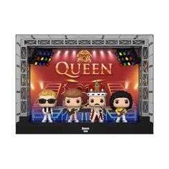 Descubre el conjunto definitivo para los amantes de Queen: el Queen Pack de 4 POP Moments Deluxe Vinyl Figuras Wembley Stadium. Sumérgete en la magia del legendario grupo con estas minifiguras de la línea POP! Vinyl