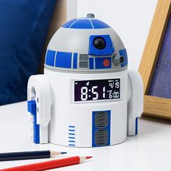 Despierta cada mañana con el icónico estilo de Star Wars gracias al Reloj Despertador R2-D2. Este reloj, con medidas de 12,6 x 12 x 6 x 13 cm, es una réplica perfecta del adorable droide de la saga.