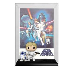 Star Wars™ A New Hope™ arrasó en los cines en 1977. ¡Colecciona uno de los carteles de películas más reconocibles con el Funko Pop! ¡Póster de la película Luke Skywalker™ 