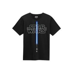 ¿Eres un fan de Star Wars que busca una forma única de mostrar su amor por la saga? Entonces, la Camiseta Glow In The Dark Lightsaber es perfecta para ti. Con una licencia oficial de Star Wars