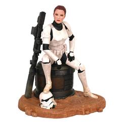 Entra en el universo de Star Wars con esta impresionante Estatua Premier Collection de Jes Gistang. Con un tamaño de aproximadamente 21 cm, esta figura de poliresina captura la fuerza