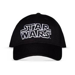 Gorra con el Logo de Star Wars bordado. La gorra está basada en la popular saga de George Lucas, realizada en algodón 100%, talla única y ajustable. Producto Oficial de Star Wars
