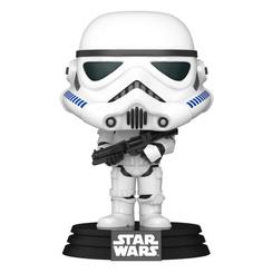 Figura Stormtrooper realizada en vinilo perteneciente a la línea Pop! de Funko. La figura tiene una altura aproximada de 9 cm., y está basada en Star Wars. La línea de figuras POP!
