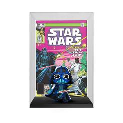 Transforma tu colección con la figura POP! Comic Cover de Darth Vader, inspirada en la emblemática portada del cómic de 1977 de Star Wars. Esta figura de vinilo, con un tamaño aproximado de 9 cm