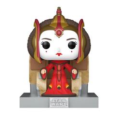 Imagina tener a la reina Amidala de Star Wars en tu colección, lista para gobernar desde su trono en Naboo. Con la figura POP! Deluxe Vinyl de Amidala on Throne de Star Wars, puedes hacerlo realidad.