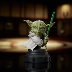 Añade a tu colección una pieza emblemática con el busto de Yoda de Star Wars The Clone Wars, elaborado a escala 1/7. Este busto, de 13 cm de altura, está hecho en poliresina