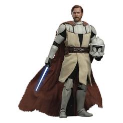 ¡La figura de acción de Star Wars The Clone Wars de Obi-Wan Kenobi 1/6 de 30 cm es una adición impresionante a tu colección de Star Wars!