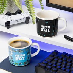 Haz que cada café sea una pequeña aventura con esta espectacular taza mágica de Astro Bot, inspirada en el encantador universo del popular videojuego. A simple vista, luce un elegante diseño
