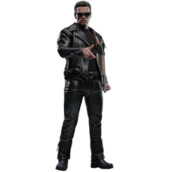 ¡Revive la acción y la intensidad de Terminator 2: Judgment Day con la Figura de Acción Movie Masterpiece 1/6 T-800 2.0! Esta impresionante figura de 32 cm, creada por Sideshow y Hot Toys