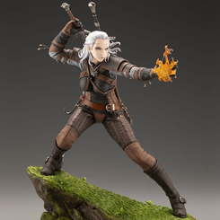 Adéntrate en el oscuro y fantástico mundo de The Witcher con la cautivadora Estatua de PVC Bishoujo 1/7 de Geralt, que llega a una altura imponente de 23 cm. Esta serie de estatuas ha logrado capturar a la perfección el espíritu