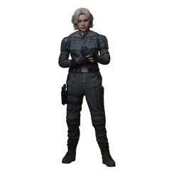 La intensidad de la acción y la complejidad del personaje se fusionan en esta figura de colección a escala 1/6 de 28 cm que inmortaliza a Yelena Belova en su rol de líder de los Thunderbolts*