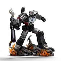 Potencia Decepticon con presencia de líder: Transformers Demi Art Scale 1/20 – Megatron de Iron Studios pone en primer plano su autoridad fría y su diseño clásico con un esculpido minucioso que marca placas