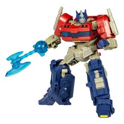 ¡Lleva la acción épica de Transformers de la pantalla grande a tu colección con la figura de Optimus Prime de la línea Studio Series Deluxe Class, inspirada en Transformers: One!  