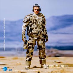 Prepárate para la acción con la nueva figura de acción de la serie EXQUISITE SUPER: Luc Deveraux de "Universal Soldier". Esta figura a escala 1/12 captura la esencia del personaje interpretado por Jean-Claude Van Damme en la película de 1992.