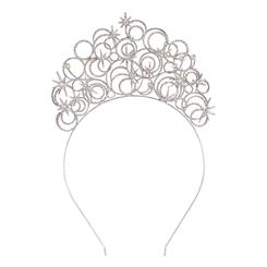 Hazte brillar como la buena bruja Glinda con esta deslumbrante tiara de tamaño juvenil, inspirada en su icónico Bubble Crown, tal como se ve en Wicked. Con un diseño intrincado