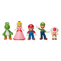 Si eres un amante de los videojuegos de Nintendo, no puedes perderte esta increíble colección de figuras de Super Mario y sus amigos. Se trata de un exclusivo set de cinco piezas que incluye a Mario, Luigi, Yoshi, Toad y la Princesa Peach